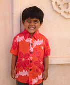 Maverick Button Up in Lei Pua (Retro Orange)