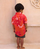 Maverick Button Up in Lei Pua (Retro Orange)