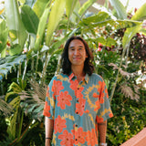 Men's Kahana Button-Up in Lei Pua (Green)