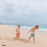 Shorebreak Boys Board Shorts in Koki'o Blossom (Teal)