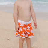 Shorebreak Boys Board Shorts in Koki'o Blossom (Tangerine)