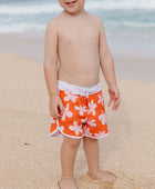 Shorebreak Boys Board Shorts in Koki'o Blossom (Tangerine)