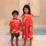 Maverick Button-Up in Lei Pua (Retro Orange)