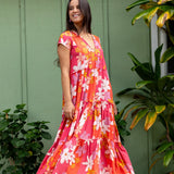 Mira Dress in Backyard Blooms
