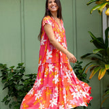 Mira Dress in Backyard Blooms