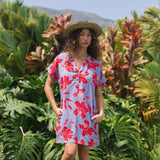 Momi Dress in Koki'o Drift