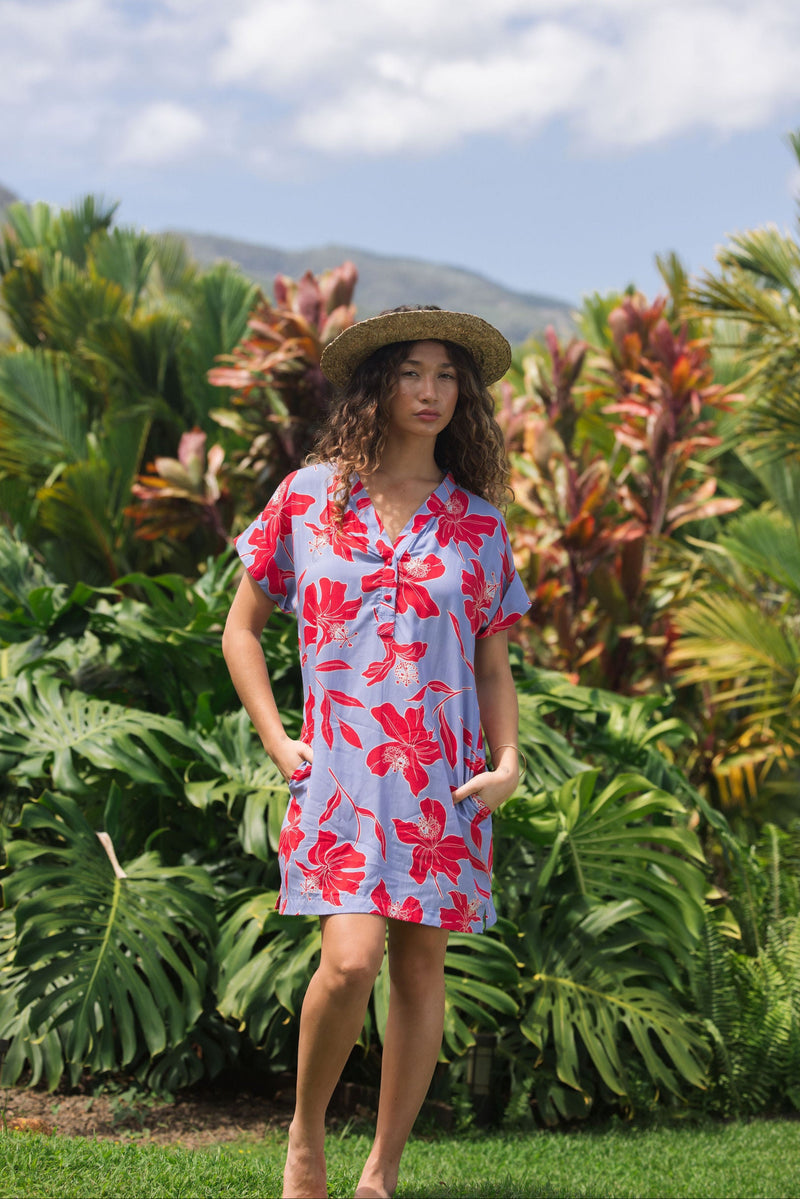 Momi Dress in Koki'o Drift