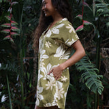 Momi Dress in Naupaka Garden