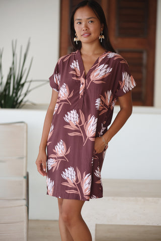 Momi Dress in Protea