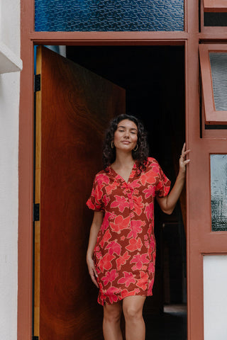 Momi Dress in Retro Pua