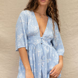 Nora Playsuit in Sky