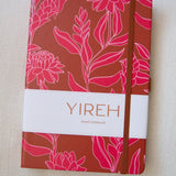 Lined Notebook in Garden 'Awapuhi (Sienna)