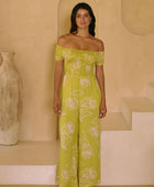 Brooklyn Jumpsuit in Protea (Melon)