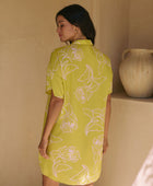 Rhea Dress in Protea (Melon)