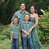 Men's Kahana Button-Up in Pua Kenikeni (Lush)