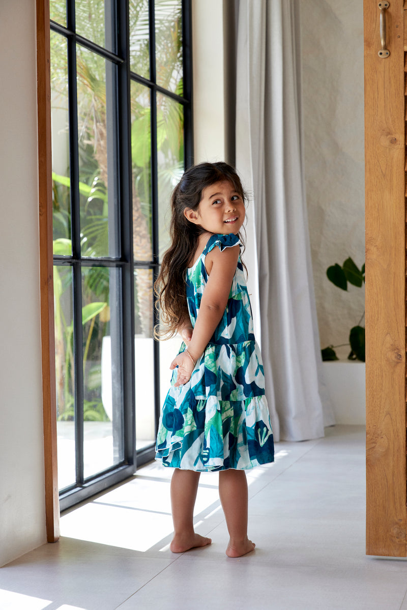 Paisley Dress in Blue Hawai'i