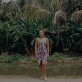 Pareo in Hibiscus at Dusk