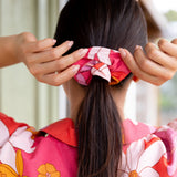 Finish the Look Scrunchie in Backyard Blooms