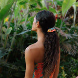 Finish the Look Scrunchie in Lei Pua (Green)