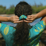 Finish the Look Scrunchie in Naupaka Shores