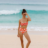 Tunnels Swim Bottom in Koki'o Blossom (Tangerine)