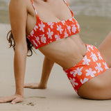 Tunnels Swim Bottom in Koki'o Blossom (Tangerine)