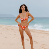 'Ehukai Swim Bottom in Koki'o Blossom (Tangerine)