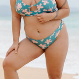 Lē'ahi Swim Bottom in Koki'o Blossom (Teal)