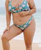 Lē'ahi Swim Bottom in Koki'o Blossom (Teal)