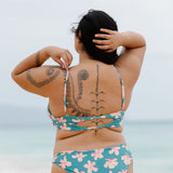 Lē'ahi Swim Bottom in Koki'o Blossom (Teal)