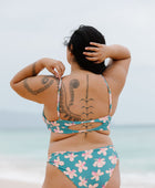 Lē'ahi Swim Bottom in Koki'o Blossom (Teal)