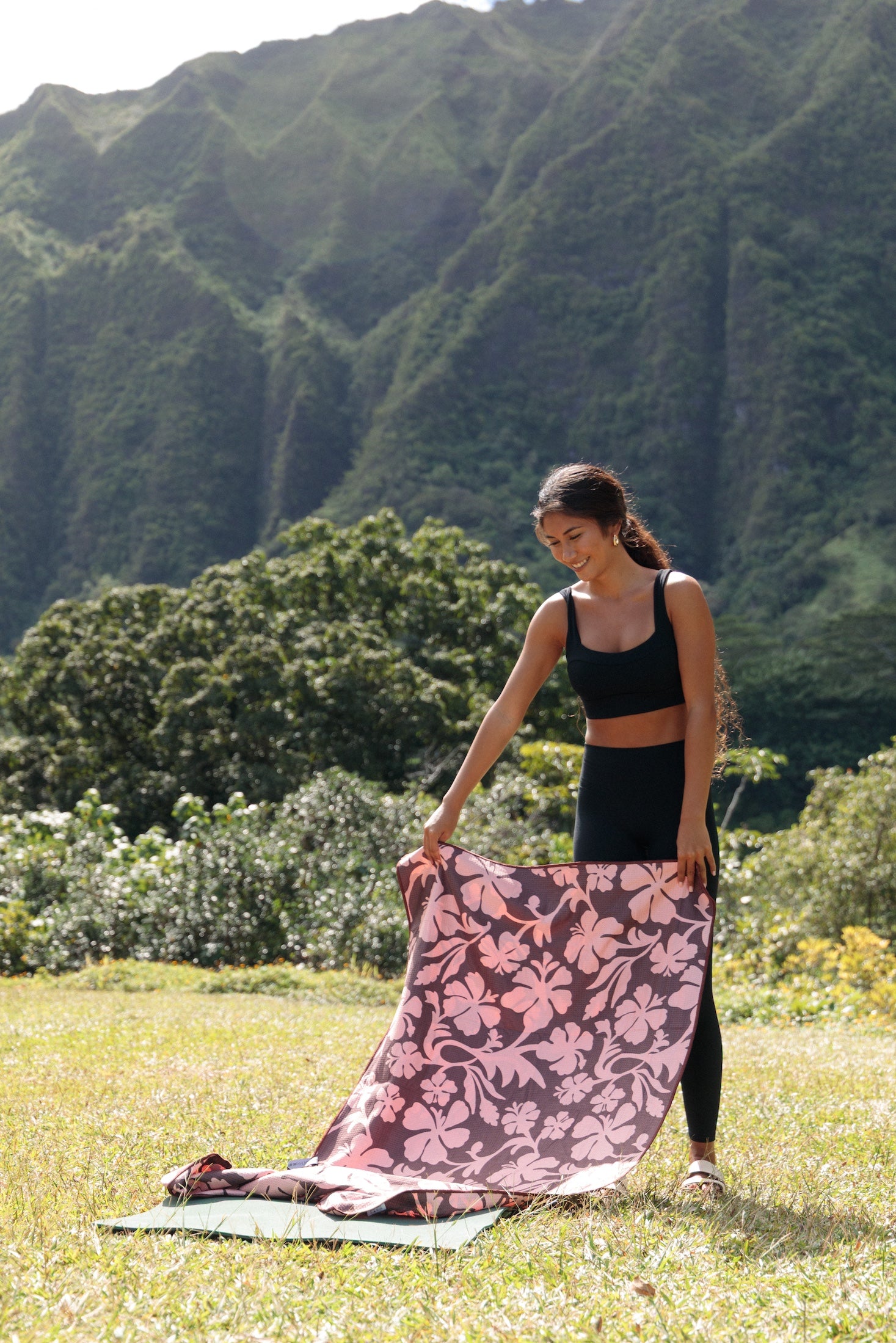 yireh tag aloha collab beach towel