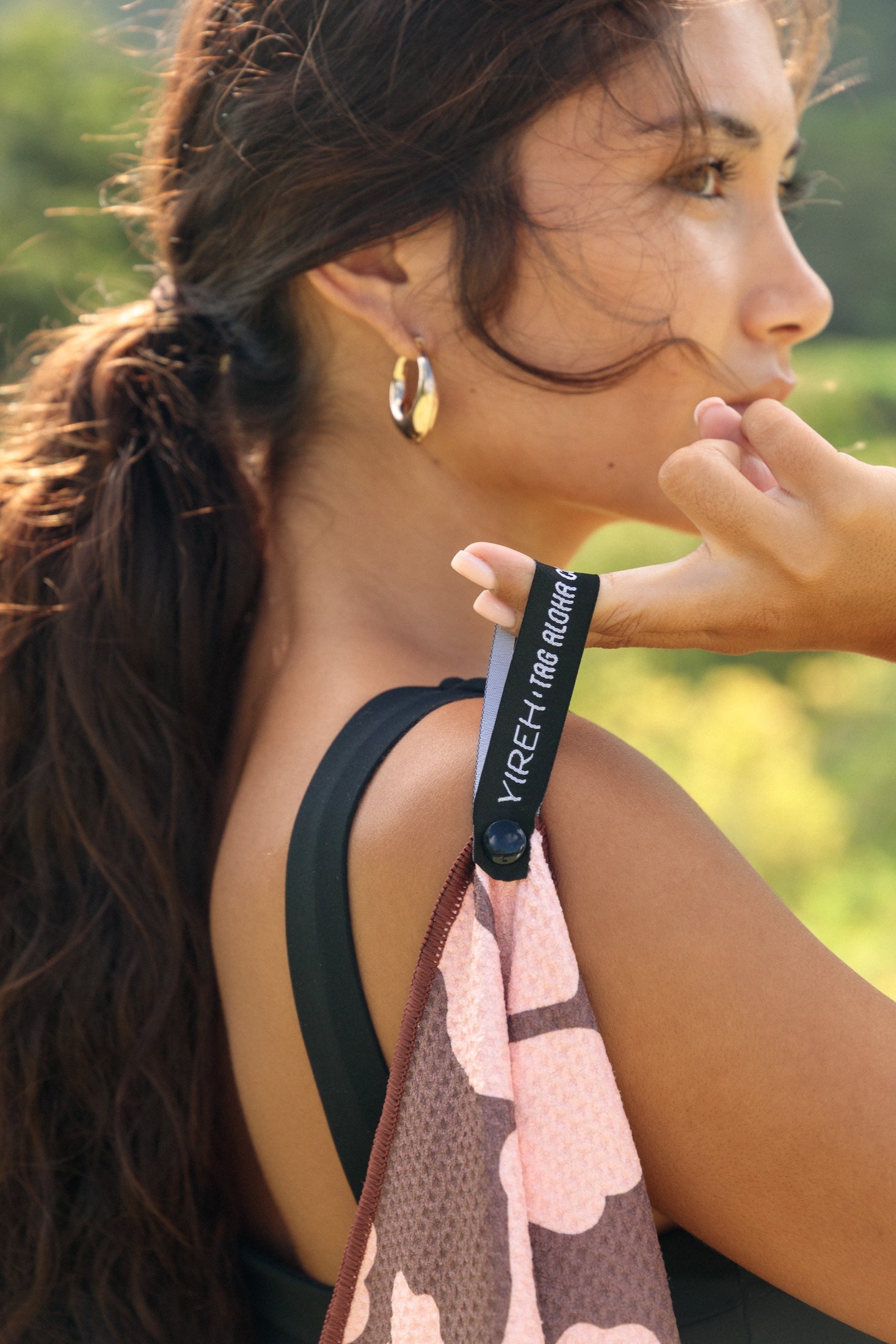 yireh tag aloha collab beach towel