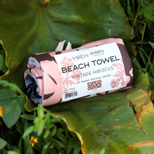 yireh tag aloha collab beach towel