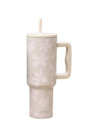 Tumbler in Koki'o Blossom (Tan)