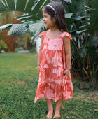 Paisley Dress in Lei Pua (Clay)