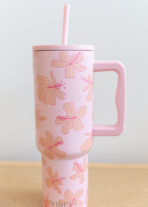 Tumbler in Koki'o Blossom (Pink)