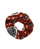 YIREH Finish the Look Scrunchie in Maroon - A fun scrunchie to complete your outfit made from YIREH signature fabric/prints!