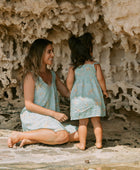 YIREH Kaia Dress in Sage - Rayon Child's Dress