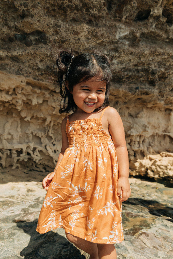 YIREH Kaia Dress in Spice - Rayon Child's Dress