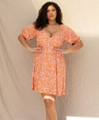 YIREH Alana Dress in Blossom - Rayon Women's Dress