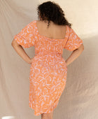 YIREH Alana Dress in Blossom - Rayon Women's Dress (backview)
