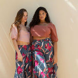 YIREH Ella Top in Blush - Linen Women's Top (w/ Ella Top in Terra) 