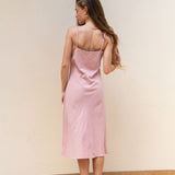 YIREH Kaila Dress in Blush - Linen Women's Dress