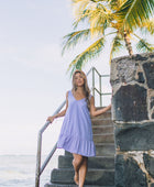 YIREH Lola Mini in Lilac - Rayon Women's Mini Dress