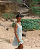 YIREH Lola Mini in Sage - Rayon Women's Mini Dress