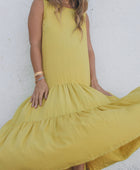 YIREH Lucca Dress in Turmeric - Rayon Women's Dress
