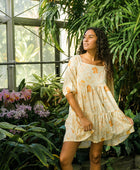 YIREH Kahea Dress in Mahina Made Pua Kenikeni - Rayon Women's Dress