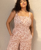 YIREH Mila Jumpsuit in Sienna - Rayon Women's Jumpsuit