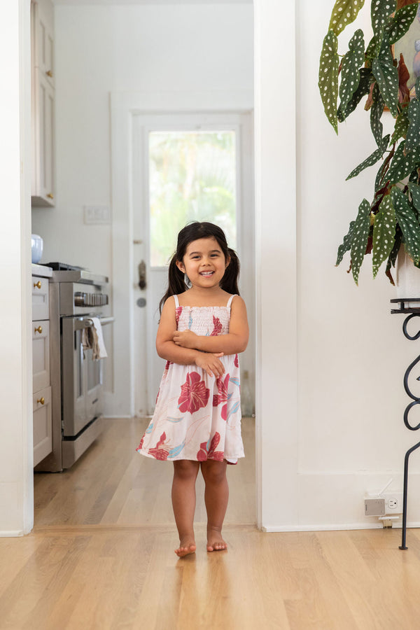 YIREH Kaia Dress in Island Breeze - Rayon Child's Dress